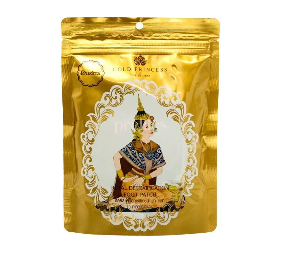 10 Pcs Gold Princess Royal Detoxification Foot Patch